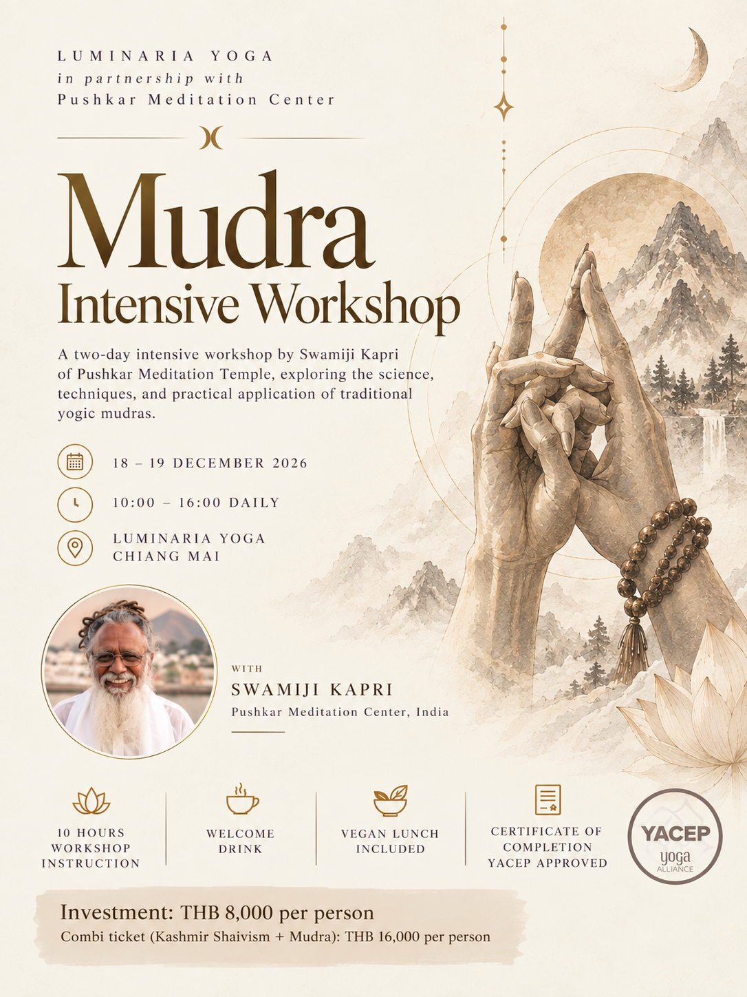 December Special Workshop - Mudra